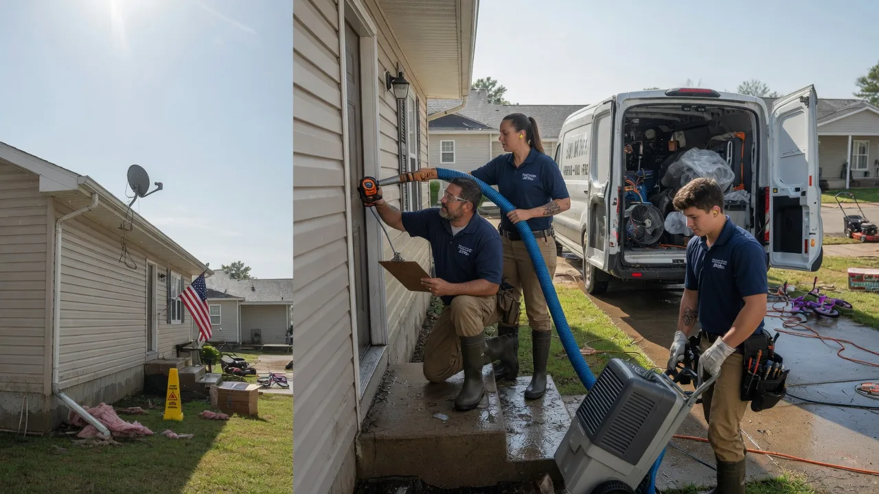 Ceiling Water Damage Restoration in Goodrich, TX near me